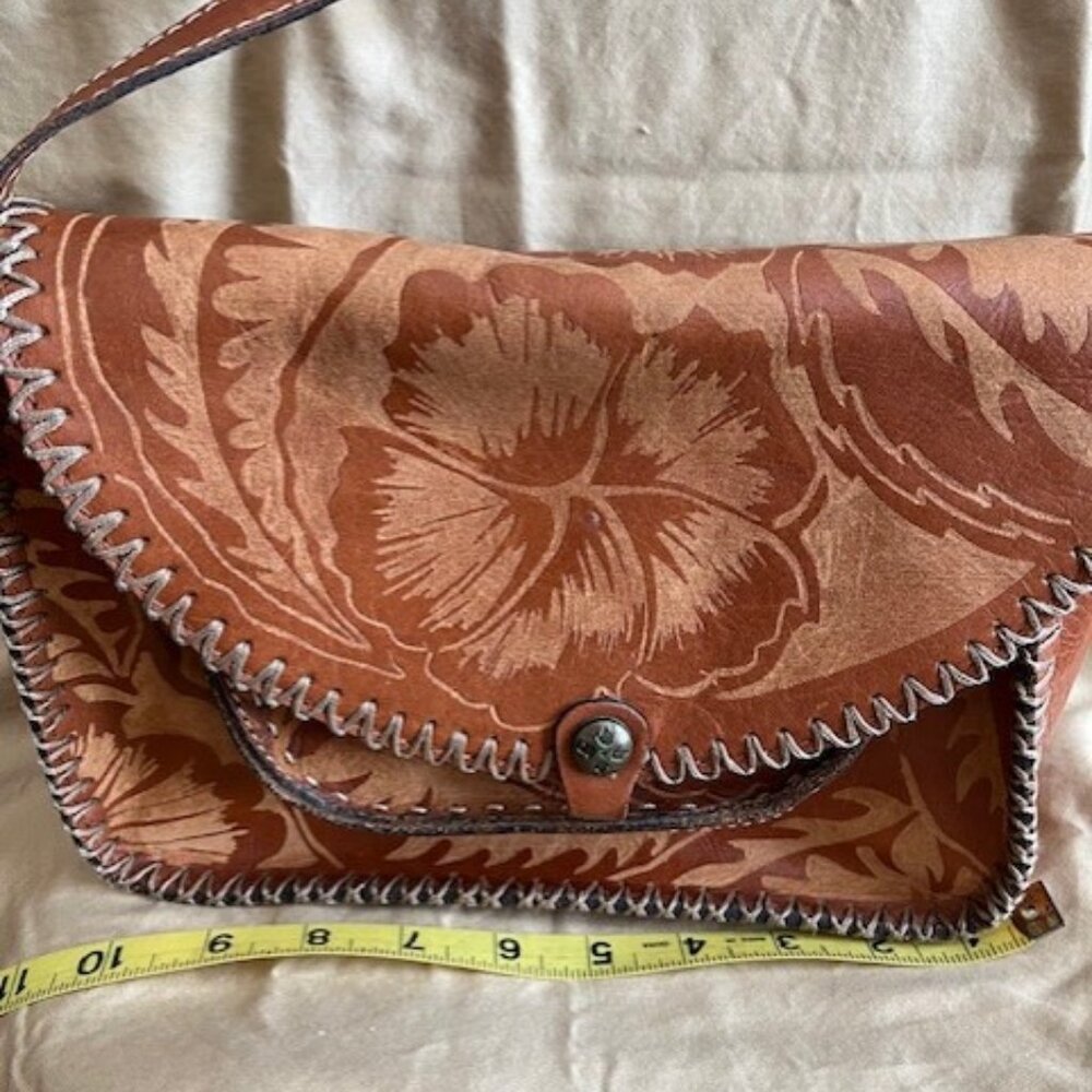 Patricia Nash tooled Leather crossbody